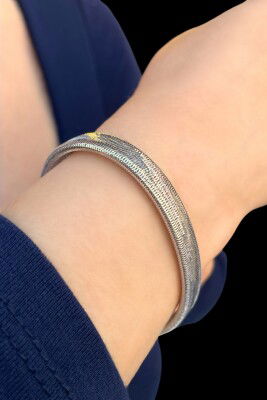 İtalyan Esnek Altın Bileklik 14KNY9310 - 6