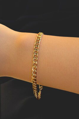 İtalyan Gurmet Altın Bileklik 14KNY3458 - 1