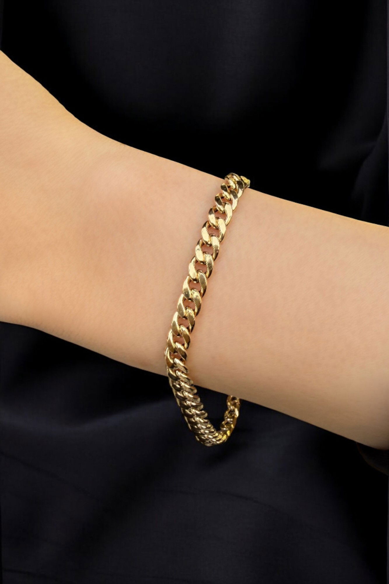 İtalyan Gurmet Altın Bileklik 14KNY3459 - 1