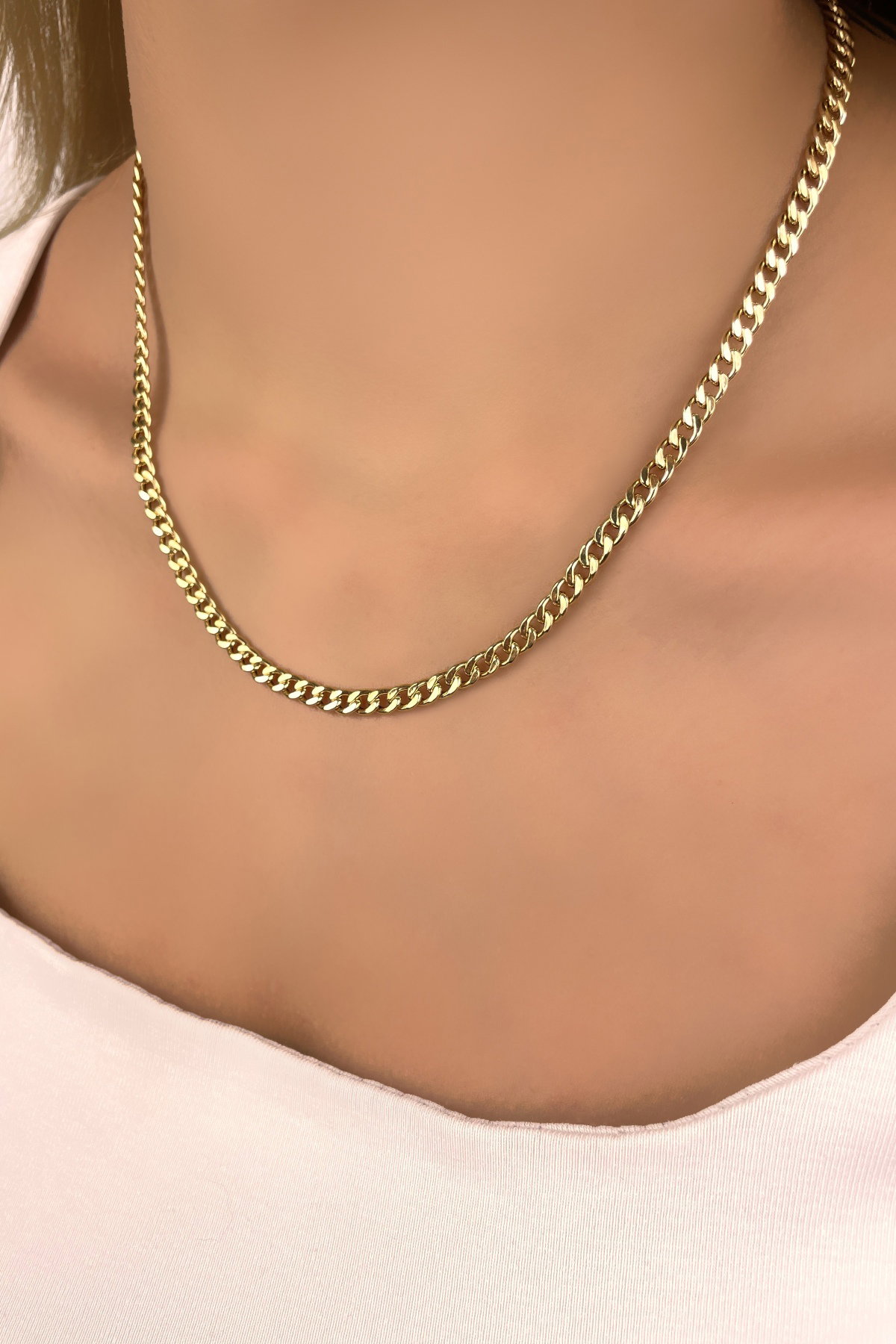 İtalyan Gurmet Altın Zincir 14ZNR3527 - 1