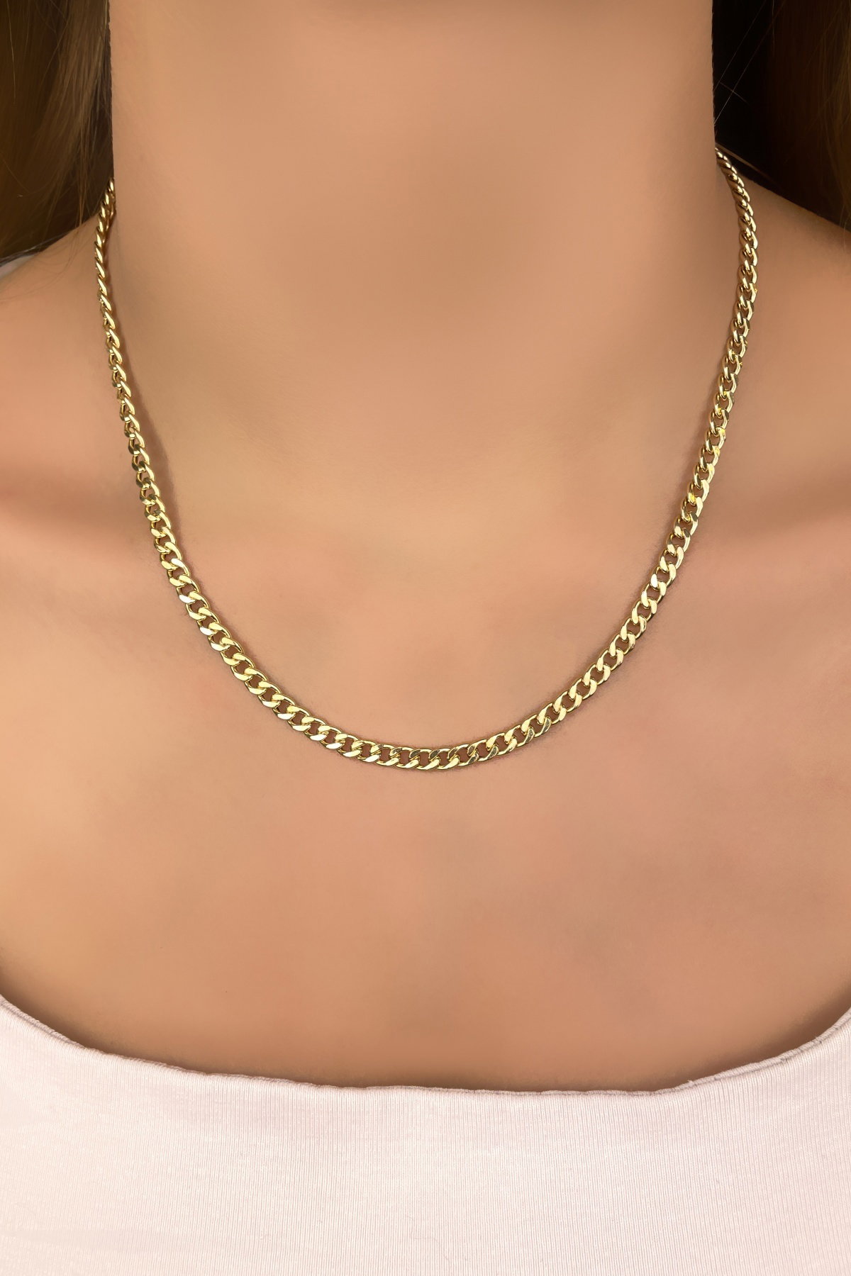 İtalyan Gurmet Altın Zincir 14ZNR3527 - 2