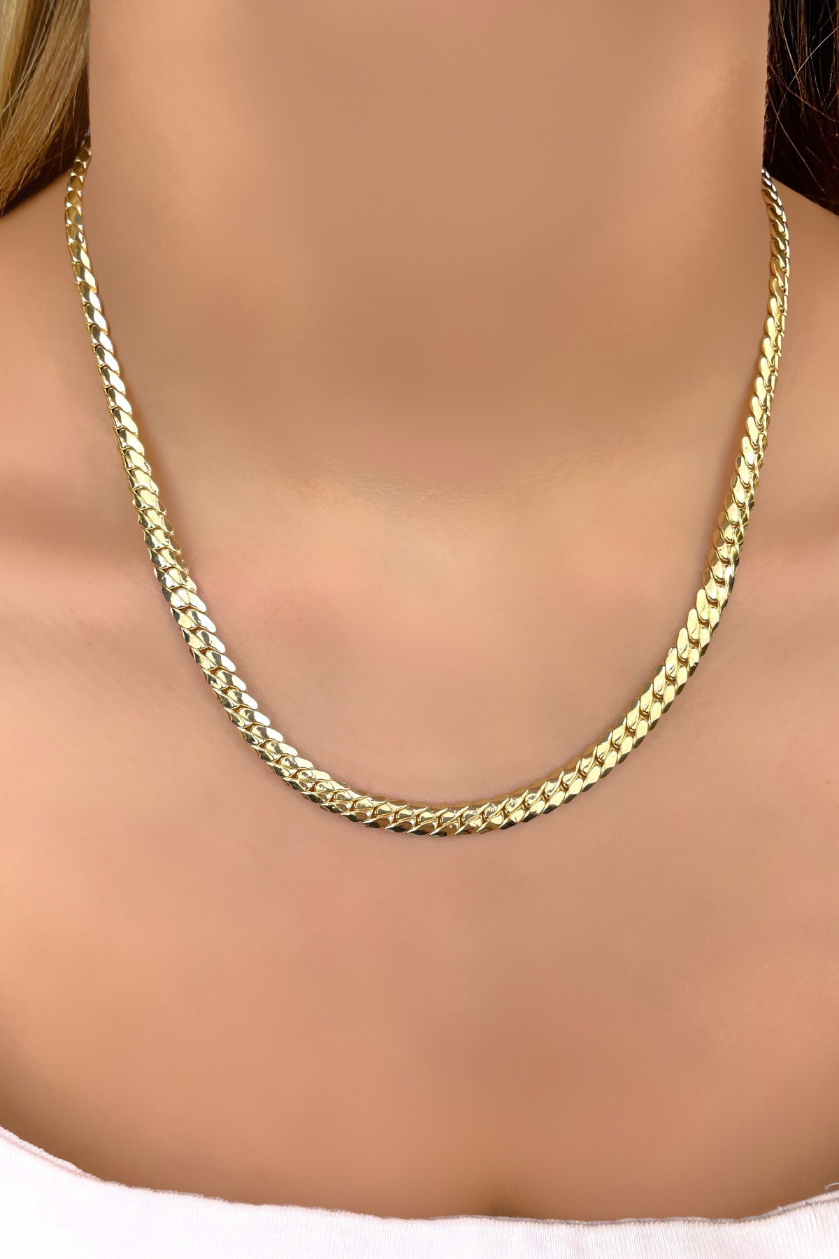 İtalyan Gurmet Ezme Altın Zincir 14ZNR11357 - 1