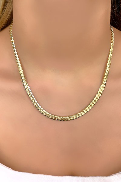 İtalyan Gurmet Ezme Altın Zincir 14ZNR11357 - Altınaşkı