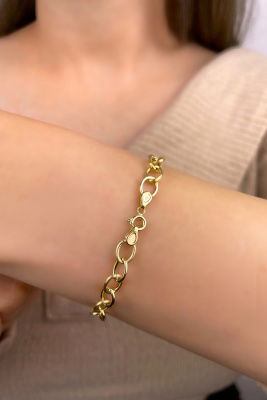 İtalyan Halka Altın Bileklik 14KNY1041 - 2