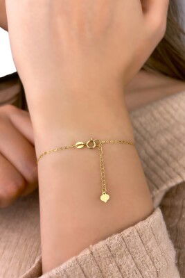 İtalyan Parlak Toplu Altın Bileklik 14KNY893 - 3