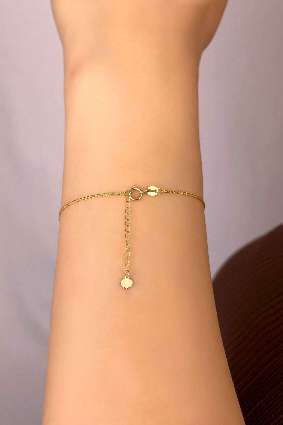 İtalyan Parlak Toplu Altın Bileklik 14KNY9530 - 3