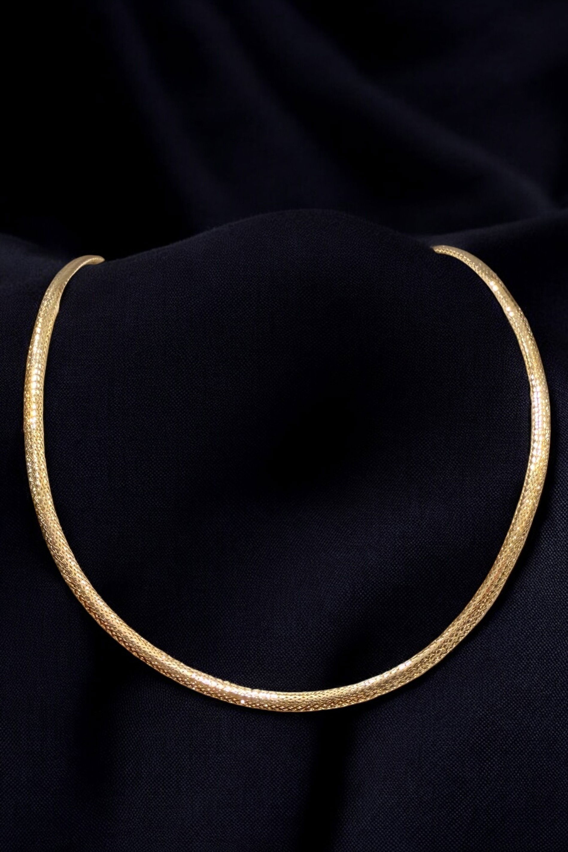 İtalyan Taşsız Altın Kolye 14KLY9876 - 1