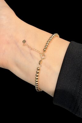 İtalyan Topçuk Altın Bileklik 14KNY770 - 2