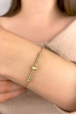 İtalyan Toplu Altın Bileklik 14KNY891 - 2