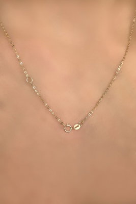 İtalyan Toplu Altın Kolye 14KLY942 - 3