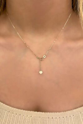 İtalyan Toplu Halka Altın Kolye 14KLY1191 - 3