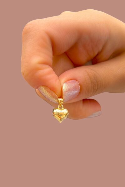 Kalp Altın Kolye Ucu 14KLY8114 - Altınaşkı