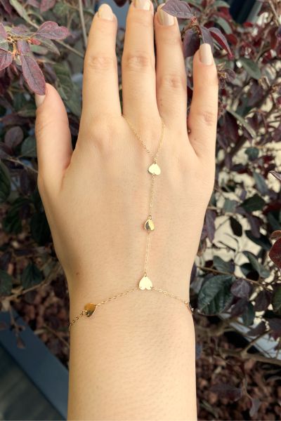 Kalp Şahmeran Altın Bileklik 14KNY2366 - Altınaşkı