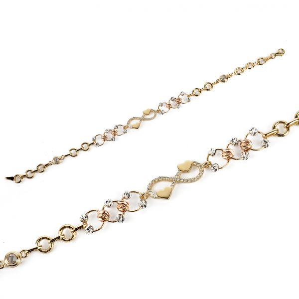 Kalpli Altın Bileklik 14KNY505 - Altınaşkı