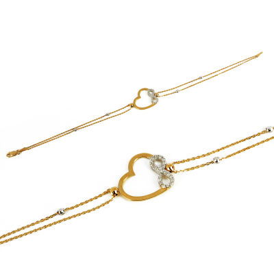 Kalpli Altın Bileklik 14KNY54 - Altınaşkı