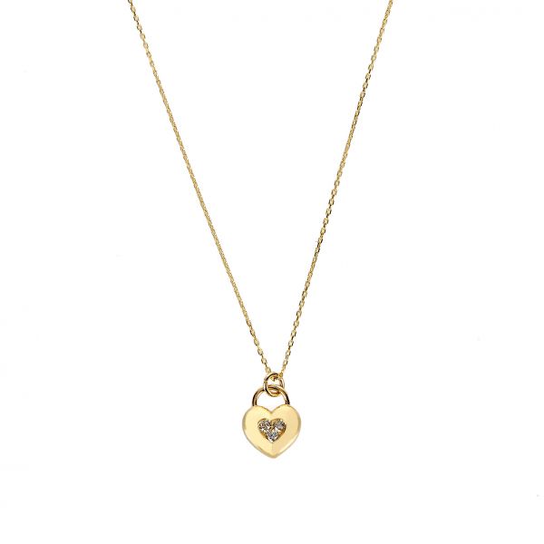 Kalpli Altın Kolye 14KLY1659 - Altınaşkı