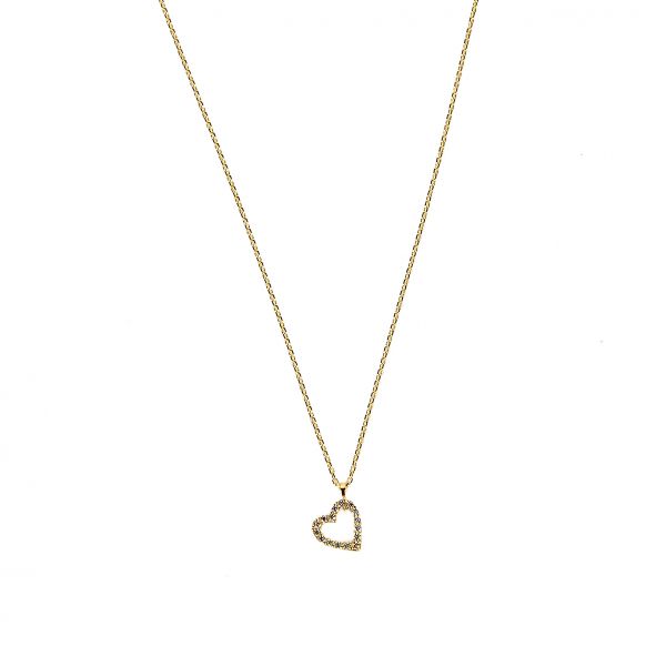 Kalpli Altın Kolye 14KLY1671 - Altınaşkı