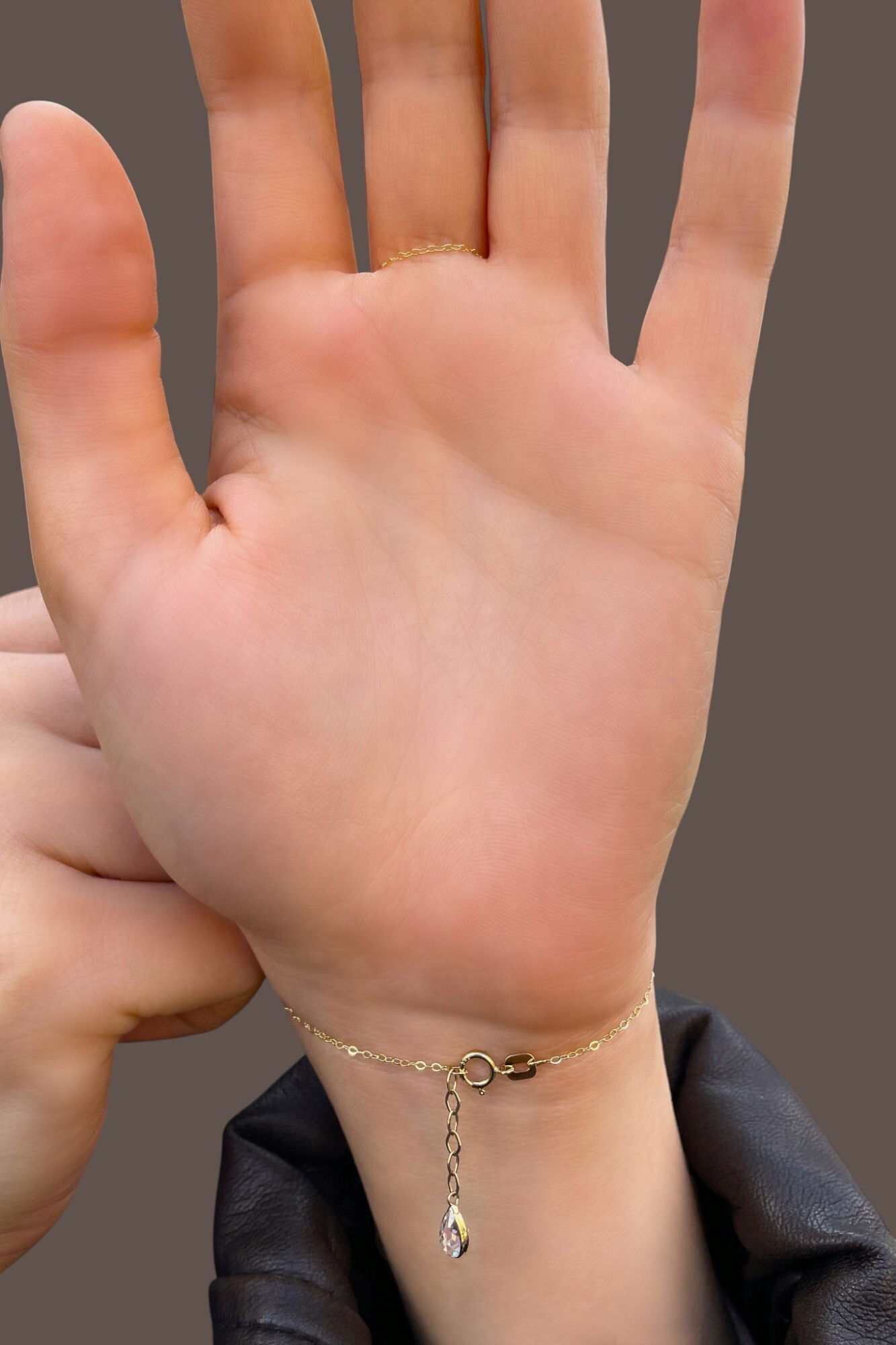 Kalpli Altın Şahmeran Bileklik 14KNY3428 - 2