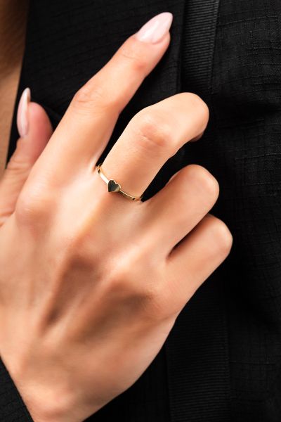 Kalpli Altın Yüzük 14YZ3881 - Altınaşkı