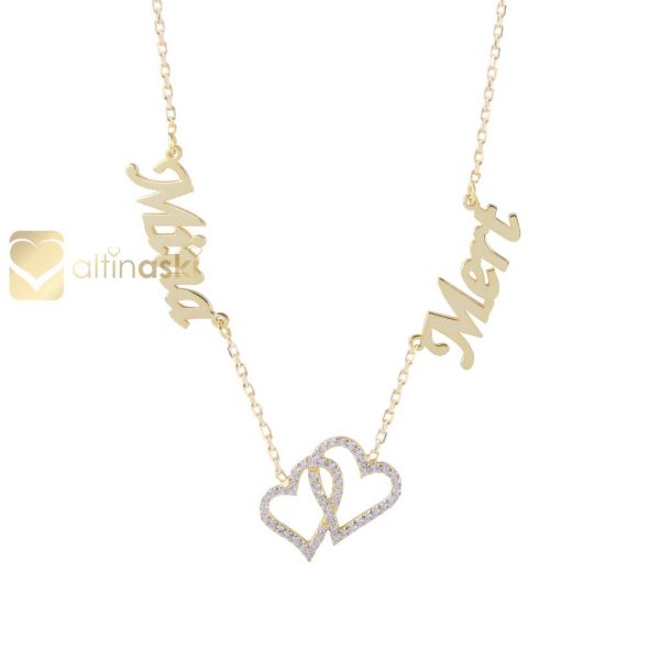 Kalpli İsimli Altın Kolye FYA189 - Altınaşkı