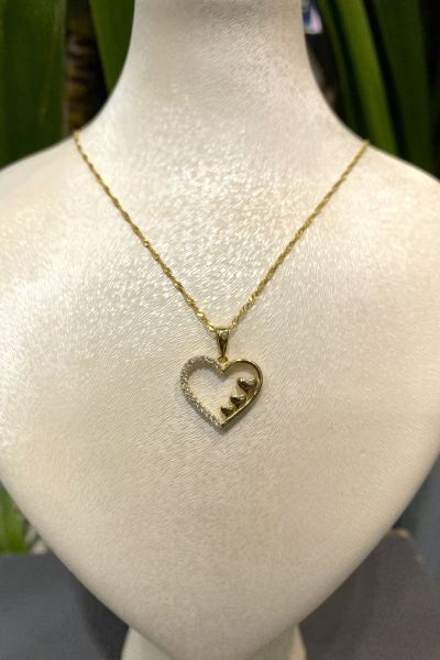 Kalpli Singapur Altın Kolye 14KLY8172 - Altınaşkı