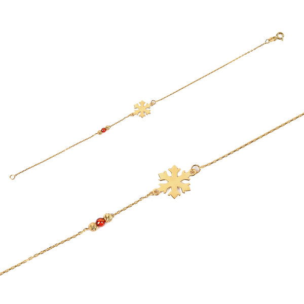 Kartanesi Dorika Toplu Altın Bileklik 14KNY702 - Altınaşkı