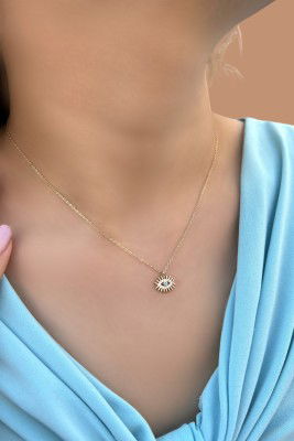 Kirpik Hayalet Altın Kolye 8KLY884 - 2