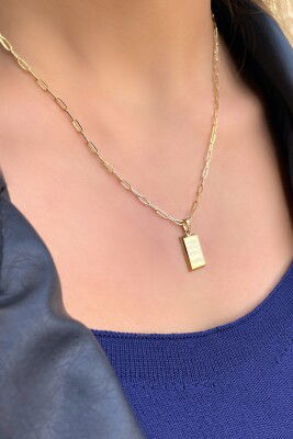 Külçe Ataş Altın Kolye 14KLY0101 - 2