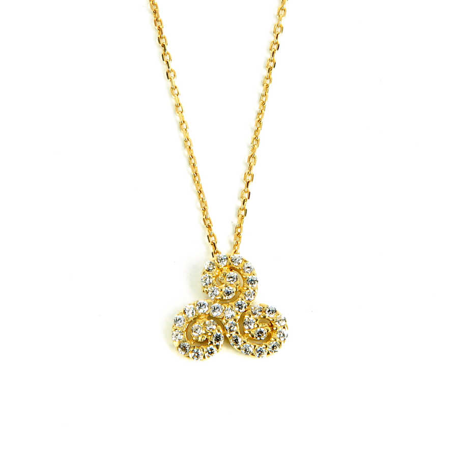 Lava Altın Kolye 14KLY129 - 1