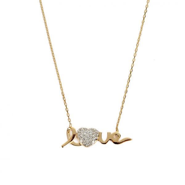 Love Altın Kolye 14KLY1258 - Altınaşkı