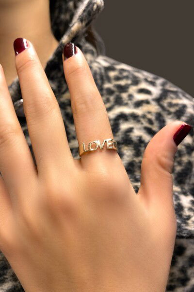 Love Altın Yüzük 8YZK1466 - Altınaşkı