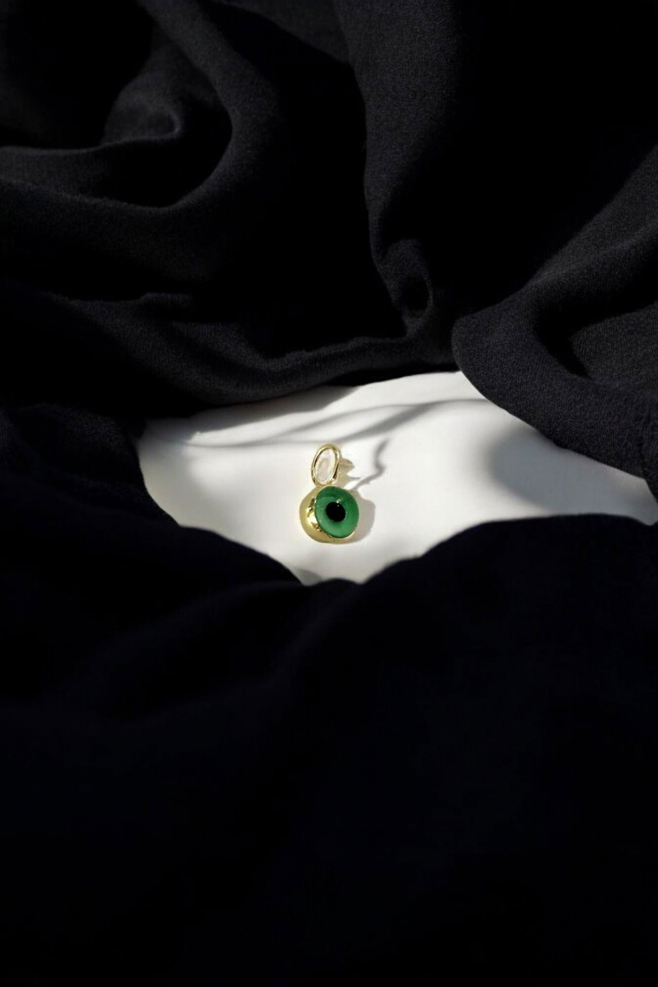 Mini Altın Göz Kolye & Bileklik Ucu 14KU31 - 4