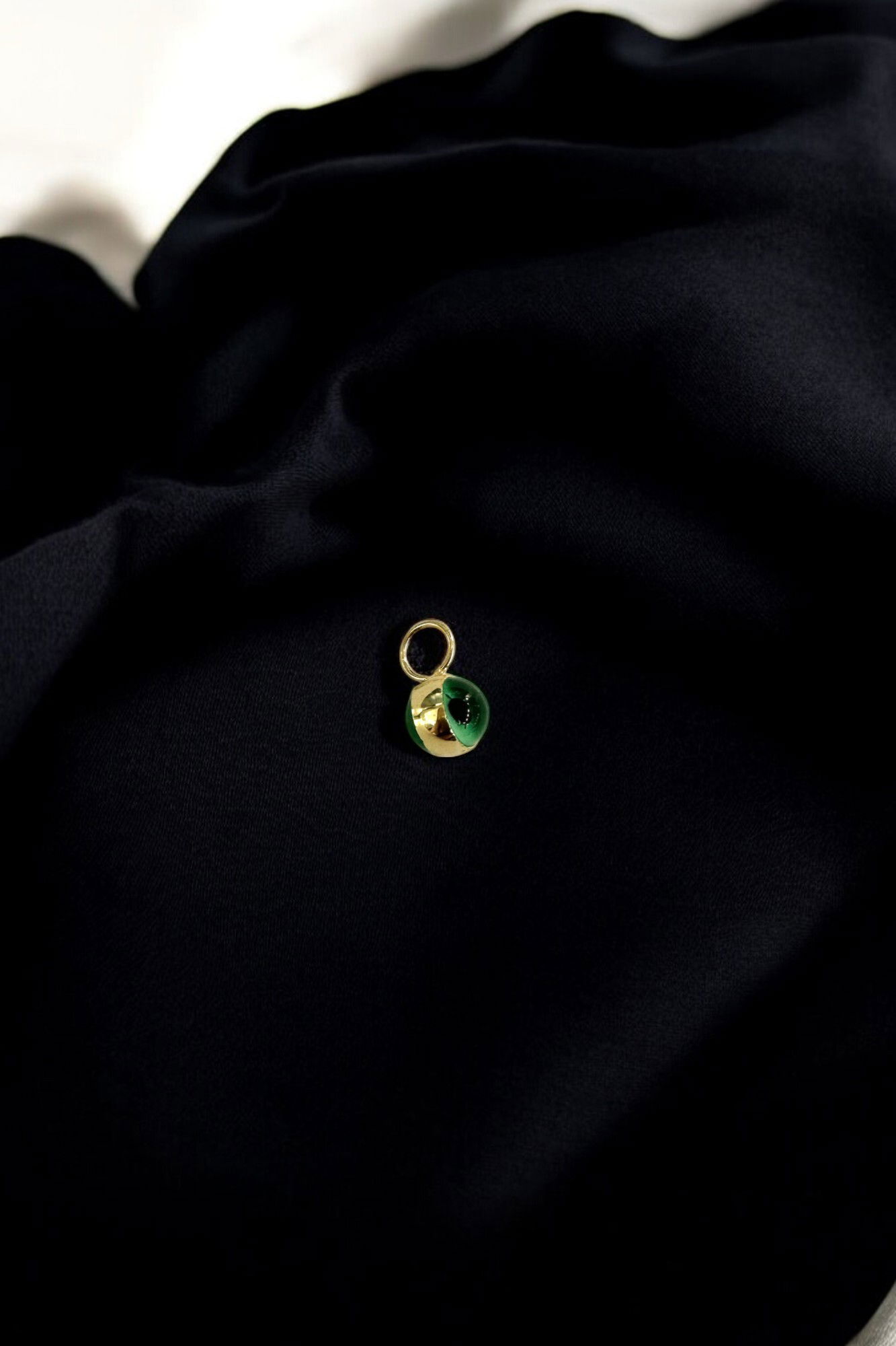 Mini Altın Göz Kolye & Bileklik Ucu 14KU31 - 5