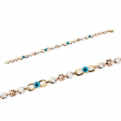 Nazar Boncuklu Altın Bileklik 14KNY181 - Altınaşkı