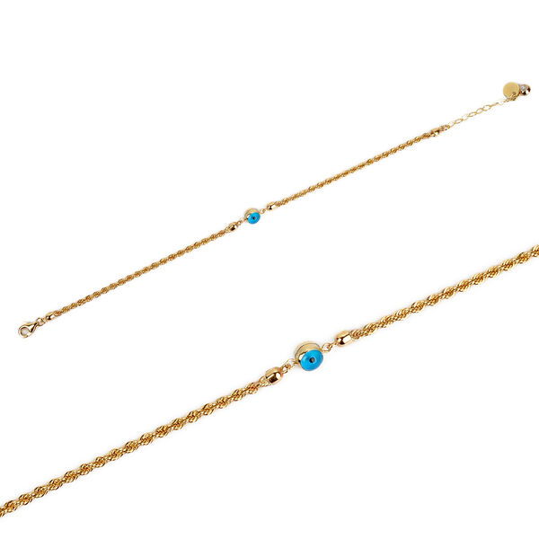 Nazar Boncuklu Altın Bileklik 14KNY912 - Altınaşkı