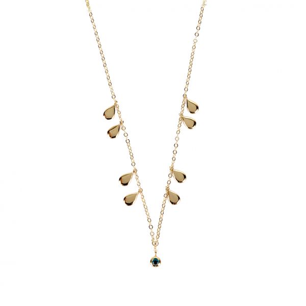 Nazar Boncuklu Altın Kolye 14KLY1290 - Altınaşkı