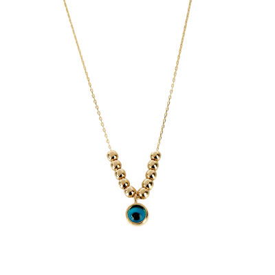 Nazar Boncuklu Kolye 14KLY158 - Altınaşkı