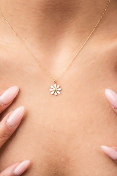 Papatya Hayalet Altın Kolye 8KLY804 - Altınaşkı