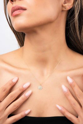 Papatya Hayalet Altın Kolye 8KLY804 - 2