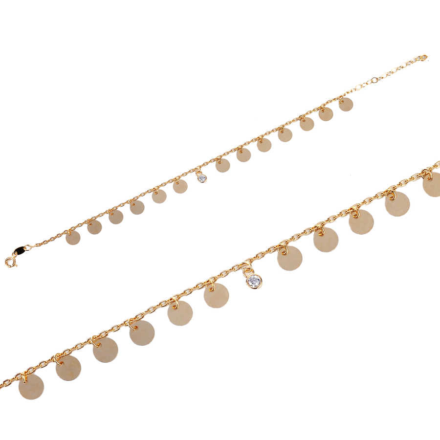 Plaka Altın Bileklik 14KNY447 - 1