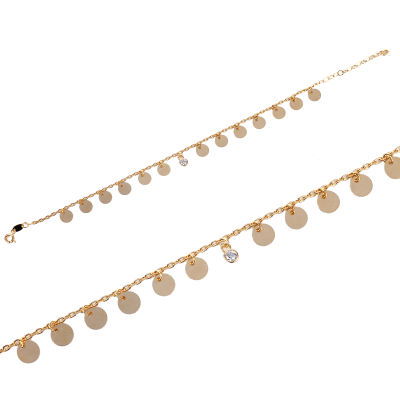 Plaka Altın Bileklik 14KNY447 - Altınaşkı