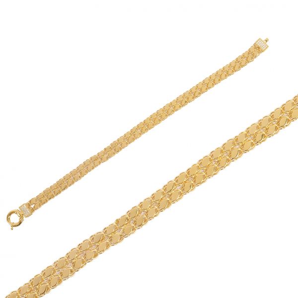 Pullu Altın Bileklik 14KNY739 - Altınaşkı