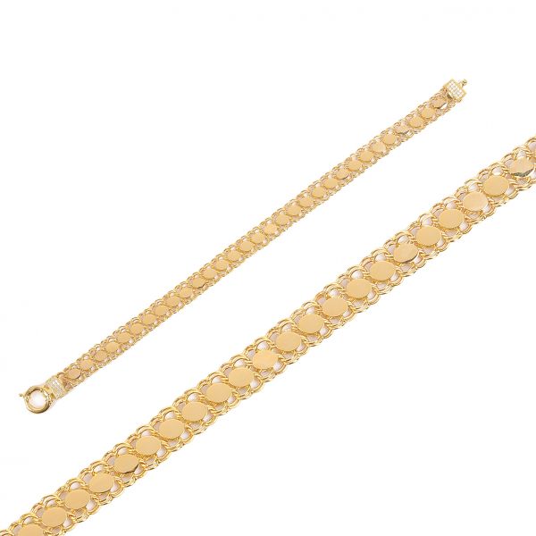 Pullu Altın Bileklik 14KNY740 - Altınaşkı