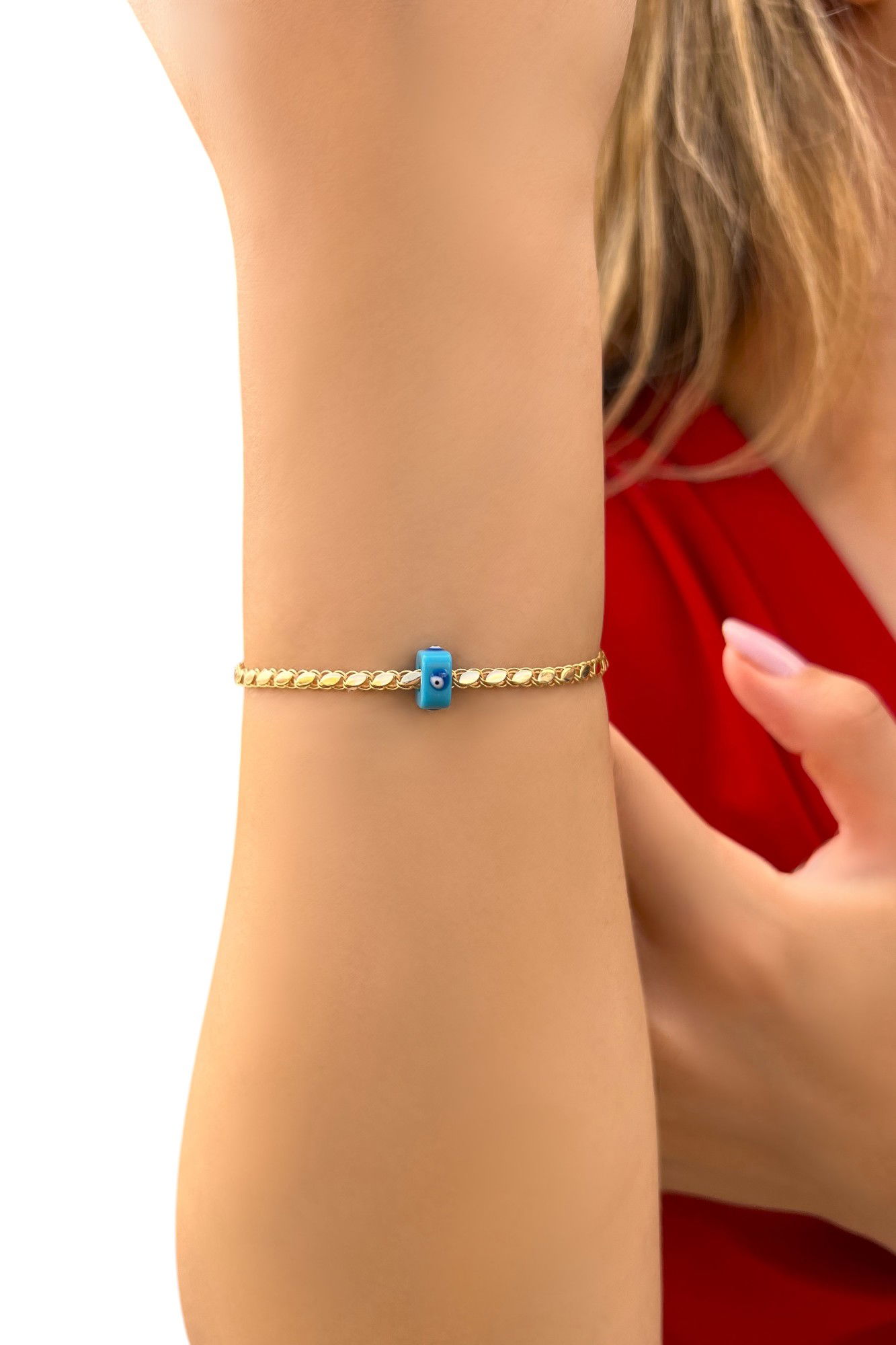 Pullu Altın Bileklik 8KNY6578 - 2