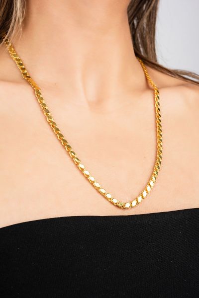 Pullu Altın Zincir 8ZNR587 - Altınaşkı