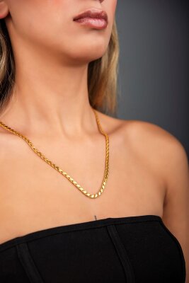 Pullu Altın Zincir 8ZNR837 - 2