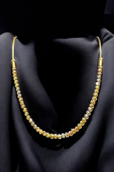 Renkli Dorika Altın Kolye 14KLY4900 - Altınaşkı