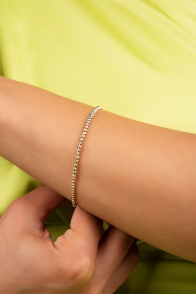 Renkli Dorika Toplu Altın Bileklık 14KNY4811 - Altınaşkı