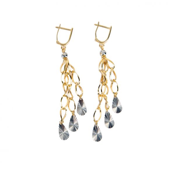 Sallantılı Altın Küpe 14KP1116 - Altınaşkı