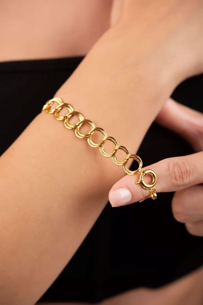 Samanyolu Altın Bileklık 14KNY5272 - Altınaşkı